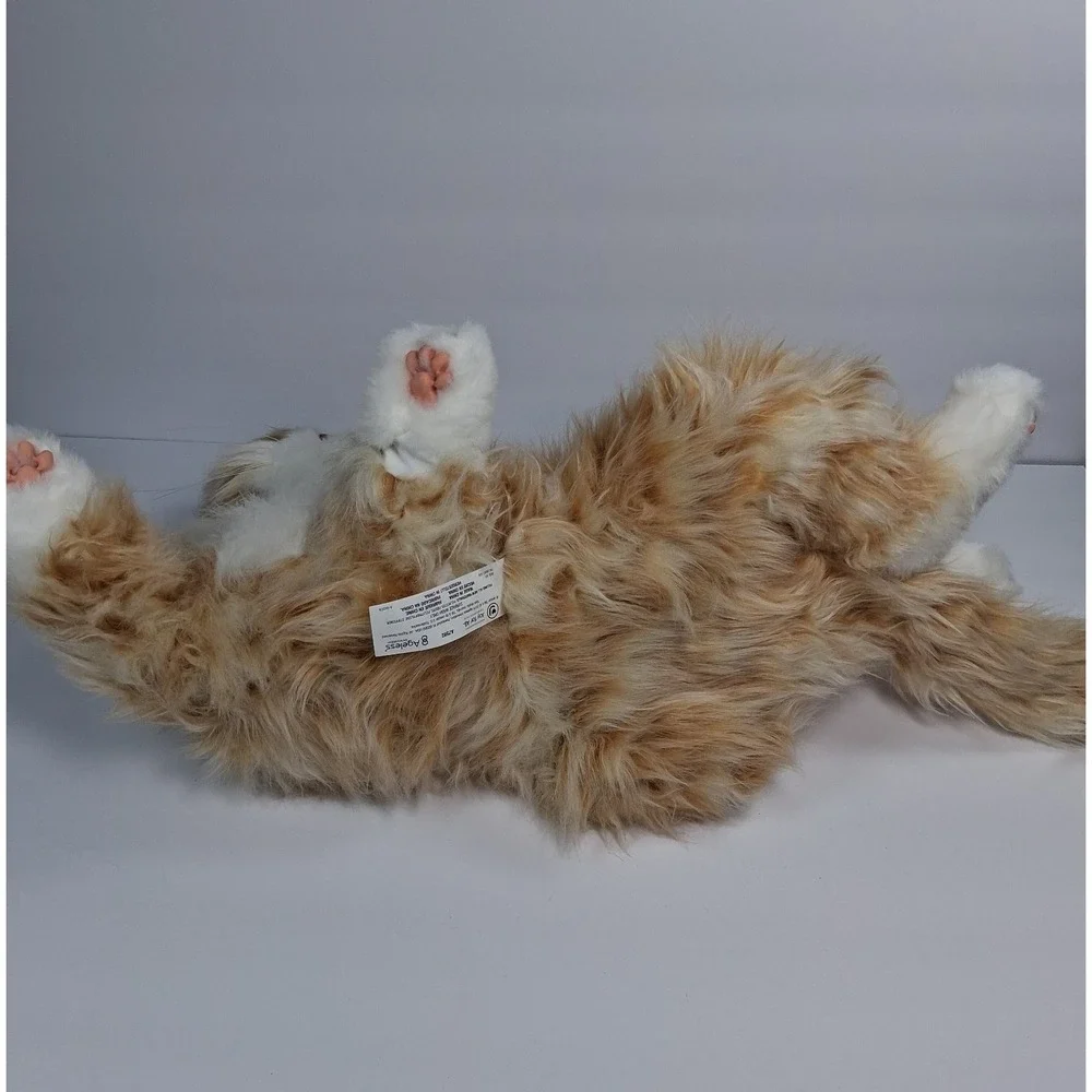 Animated Orange Tabby Cat Interactive Lifelike Joy For All Companion Pet